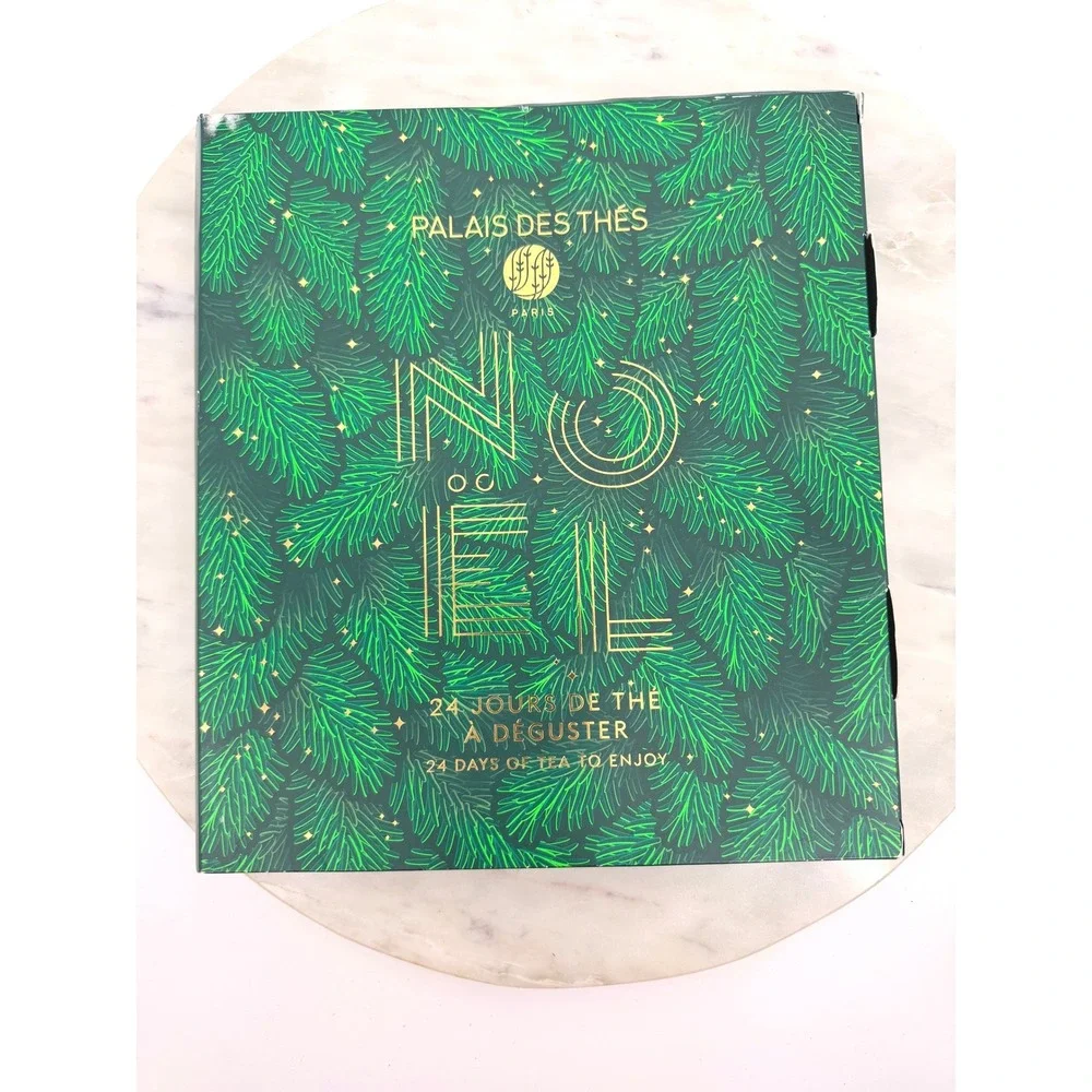 Palais des Thes 24 Days of Tea Advent Calendar Green Gold Holiday Sampler Gift